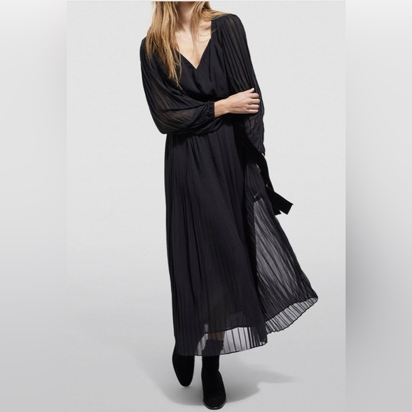 The Kooples Black Maxi Dress - worn but in great condition. Size: S - Picture 2 of 6